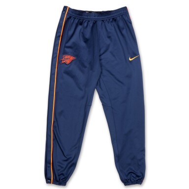 View full screen - View 1 of Lot 121. Jaylin Williams Oklahoma City Thunder 2023-2024 Warmup Pants.