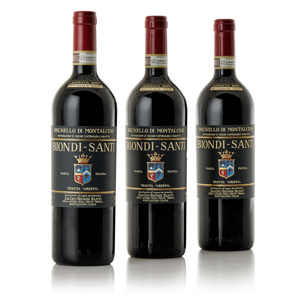 View full screen - View 1 of Lot 8824. Brunello di Montalcino 2007 Biondi-Santi (3 BT).