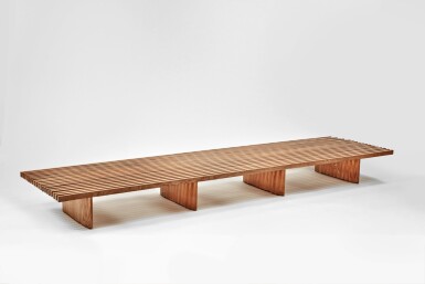 View full screen - View 1 of Lot 44. Four-Legged "Tokyo" Bench.