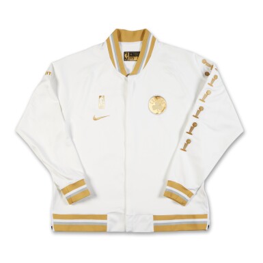 View full screen - View 1 of Lot 47. Sam Hauser ‘Ring Ceremony’ Boston Celtics 2024-2025 Kia NBA Tip-Off Game Worn Warmup Jacket.