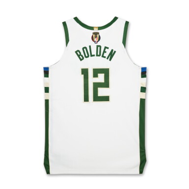 View full screen - View 1 of Lot 68. Margues Bolden Milwaukee Bucks 2023-2024 In-Season Tournament Game Worn Association Edition Jersey.