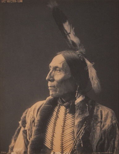 View full screen - View 1 of Lot 33. Chief White Man - Kiowa.