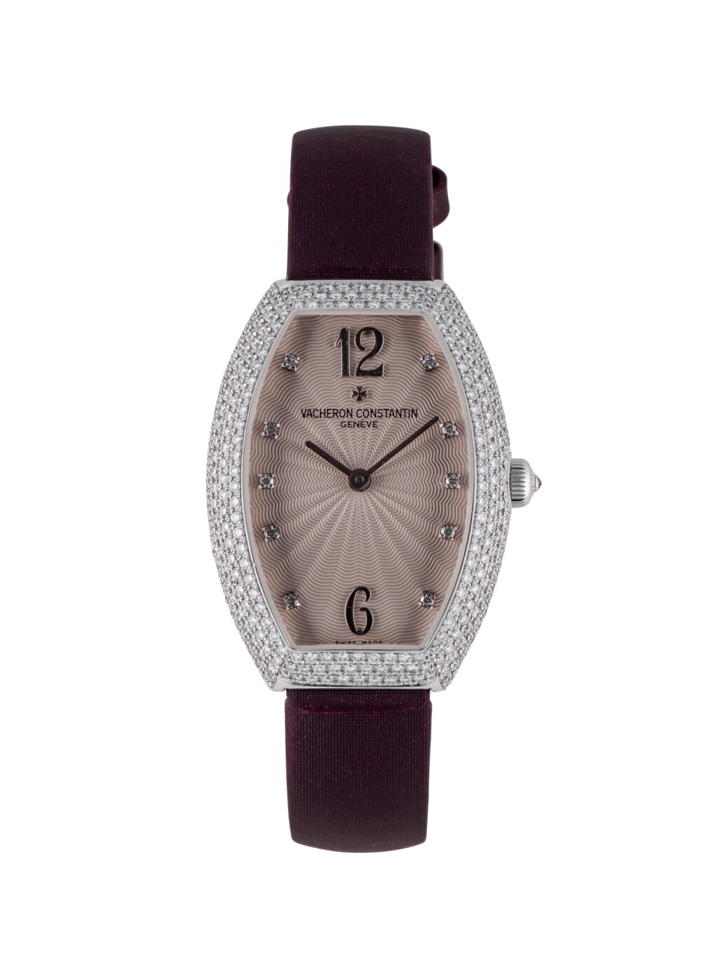 View full screen - View 1 of Lot 67. VACHERON CONSTANTIN | ÉGÉRIE, REF 81541 WHITE GOLD AND DIAMOND-SET WRISTWATCH CIRCA 2004.