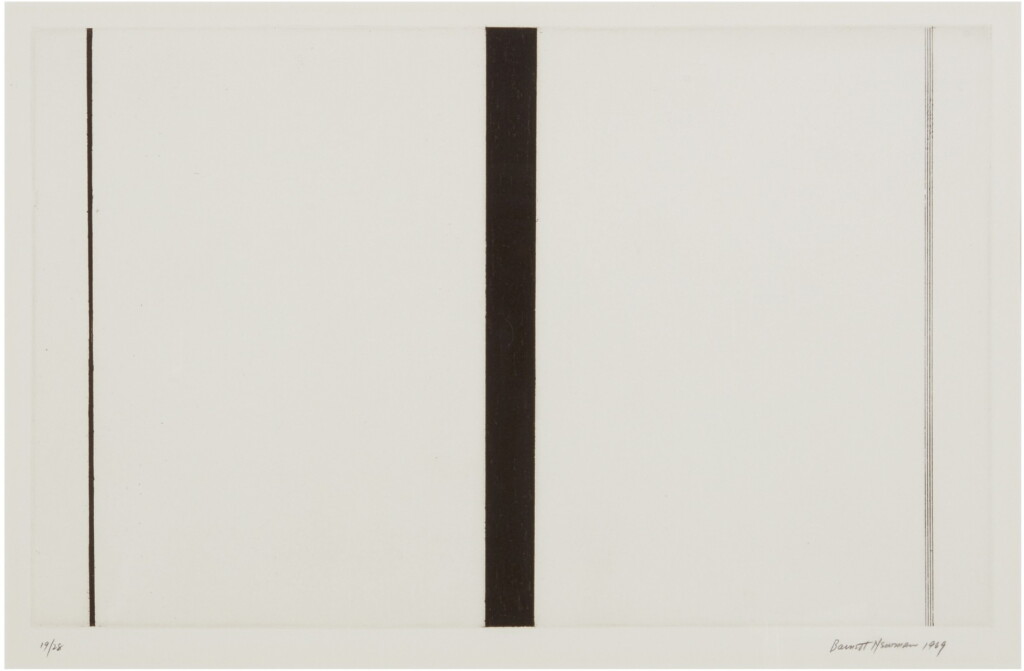 View full screen - View 1 of Lot 204. BARNETT NEWMAN | UNTITLED ETCHING 1.