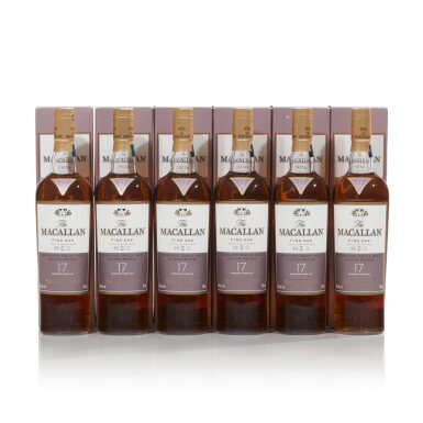 View full screen - View 1 of Lot 1. The Macallan 17 Year Old Fine Oak 43.0 abv NV (6 BT75).