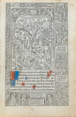 Heures à l'usage de Rome, Thielman Kerver pour Gillet Remacle, 1502. Vélin.