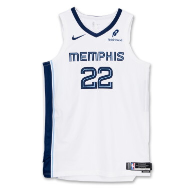 View full screen - View 1 of Lot 114. Desmond Bane Memphis Grizzlies 2024-2025 Kia NBA Tip-Off Game Worn Association Edition Jersey | Matched to 3 Games.
