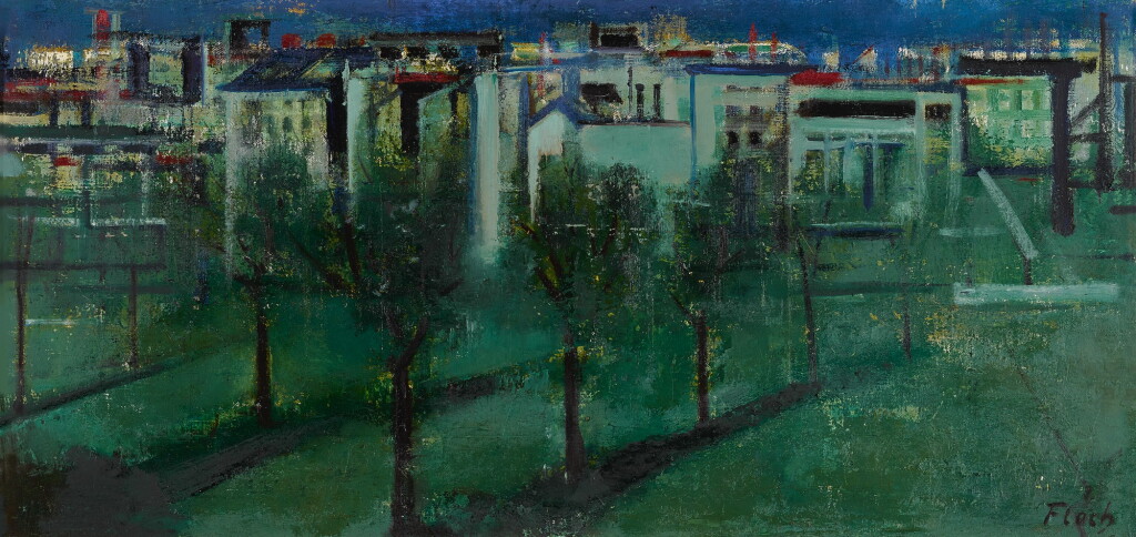 View full screen - View 1 of Lot 117. JOSEPH FLOCH | GARDEN BEFORE THE CITY.