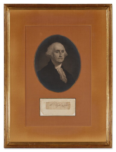 View full screen - View 1 of Lot 1063. Washington, George | A large autograph.