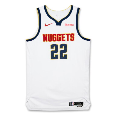 View full screen - View 1 of Lot 39. Zeke Nnaji Denver Nuggets 2026 NBA Playoffs Western Conference Round 1 Game Worn Association Edition Jersey | Game 1.