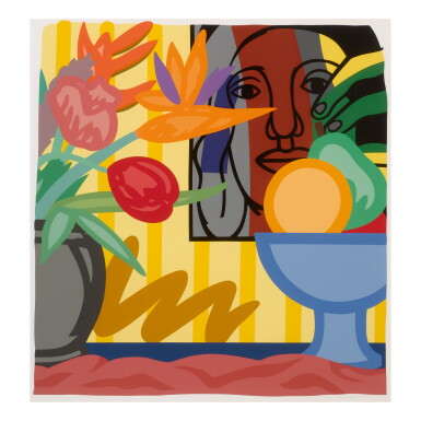 View full screen - View 1 of Lot 304. TOM WESSELMANN | MIXED BOUQUET WITH LEGER.