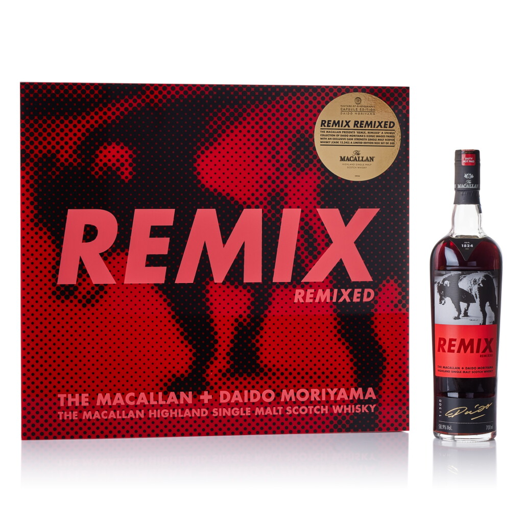 View full screen - View 1 of Lot 3237. The Macallan Remix Remixed 58.9 abv NV (1 BT70).