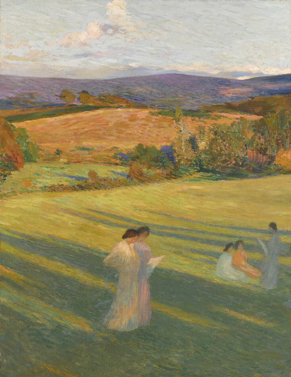 View full screen - View 1 of Lot 93. Muses dans un paysage.