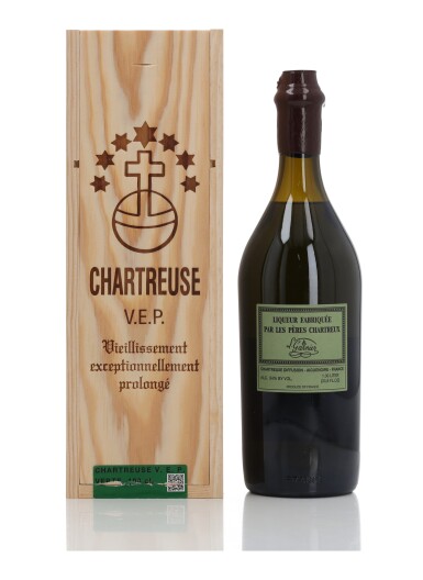 View full screen - View 1 of Lot 298. Chartreuse VEP Green 2024 Release 54.0 abv NV (1 Bottle Litre).