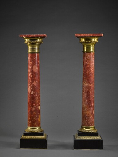 View full screen - View 1 of Lot 83. Pair of columns.