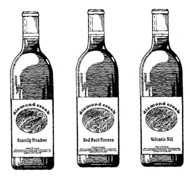View full screen - View 1 of Lot 15. Diamond Creek Vineyards | Diamond Creek Double Magnums (3 DM).