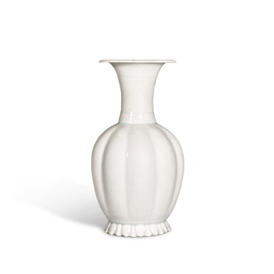 View full screen - View 1 of Lot 150. A Qingbai 'melon' vase, Song dynasty.