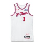 Amen Thompson 'Rookie Season' Houston Rockets 2023-2024 Game Worn City Edition Jersey