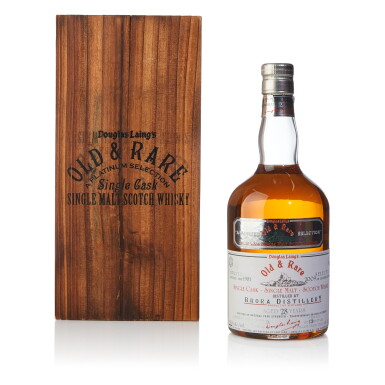 View full screen - View 1 of Lot 108. Brora Douglas Laing Old & Rare Platinum 28 Year Old 58.1 abv 1981 (1 BT 70cl).