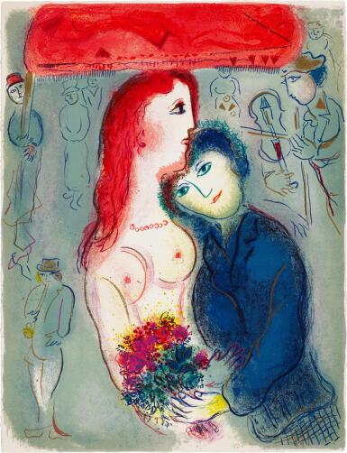 View full screen - View 1 of Lot 25. MARC CHAGALL | LE CIRQUE: ONE PLATE (M. 494; C. BKS. 68).