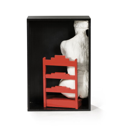 View full screen - View 1 of Lot 548. GEORGE SEGAL | GIRL ON A CHAIR.