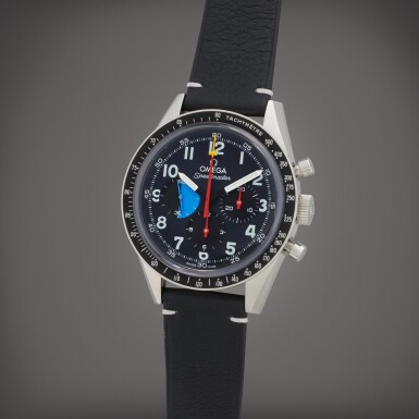 View full screen - View 1 of Lot 69. Reference 311.32.40.30.06.001 Speedmaster Hodinkee 10th Anniversary | A limited edition stainless steel chronograph wristwatch, Circa 2019.