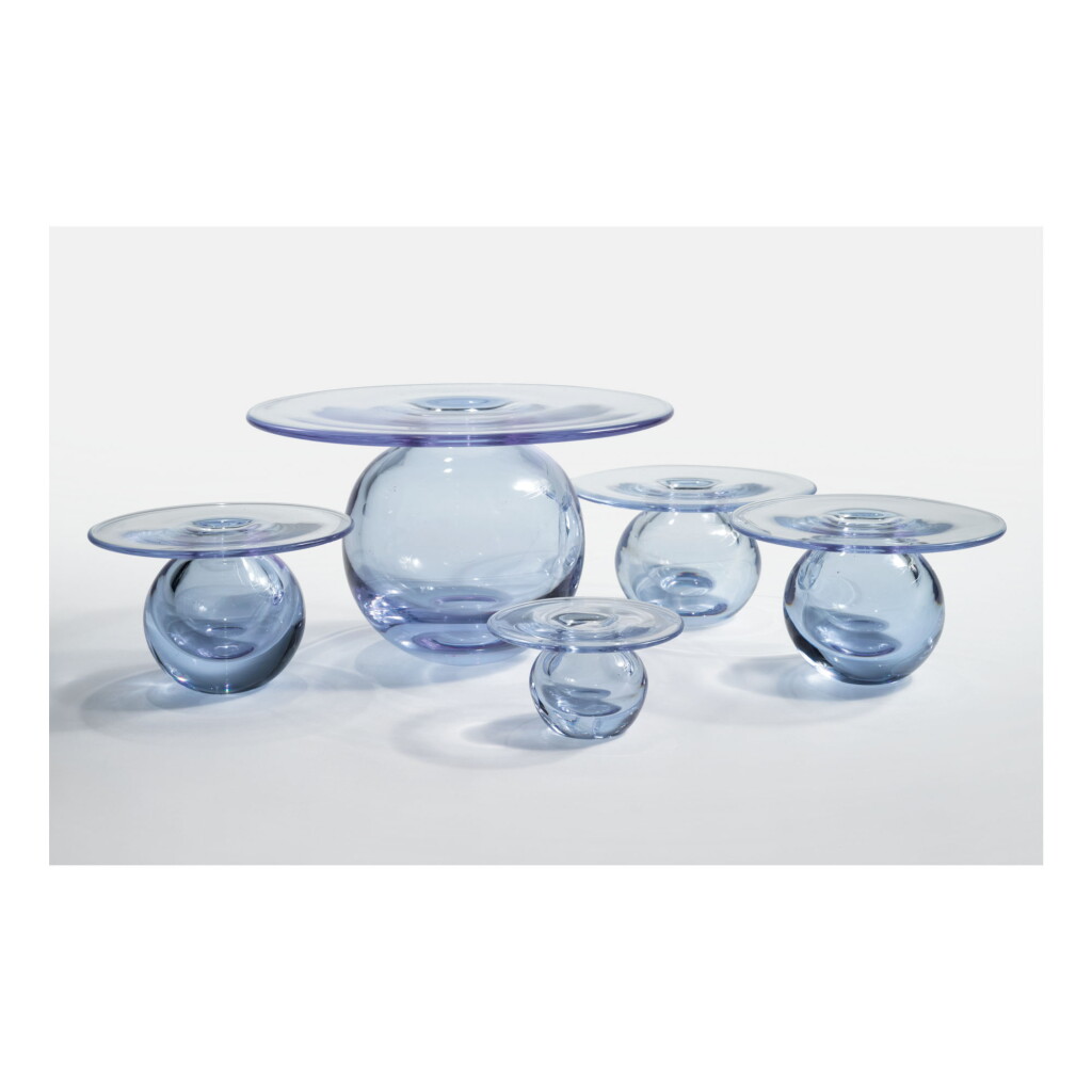 View full screen - View 1 of Lot 239. NANNY STILL | SET OF FIVE “SATURN” VASES.