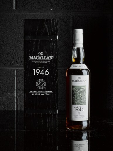 View full screen - View 1 of Lot 6. The Macallan Fine & Rare 56 Year Old Albert Watson 44.3 abv 1946.