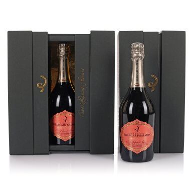 View full screen - View 1 of Lot 710. Billecart-Salmon Rosé, Cuvée Elisabeth Salmon 2002 (2 BT).