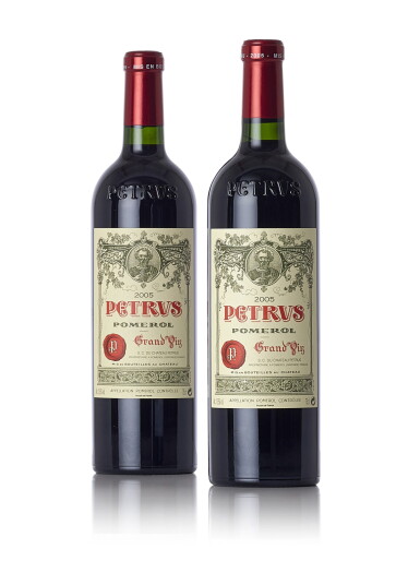 View full screen - View 1 of Lot 6076. Petrus 2005 (2 BT).
