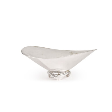 View full screen - View 1 of Lot 187. A Danish Silver Bowl, No. 980A, Designed by Henning Koppel, Georg Jensen Silversmithy, Copenhagen, 1945-1977.