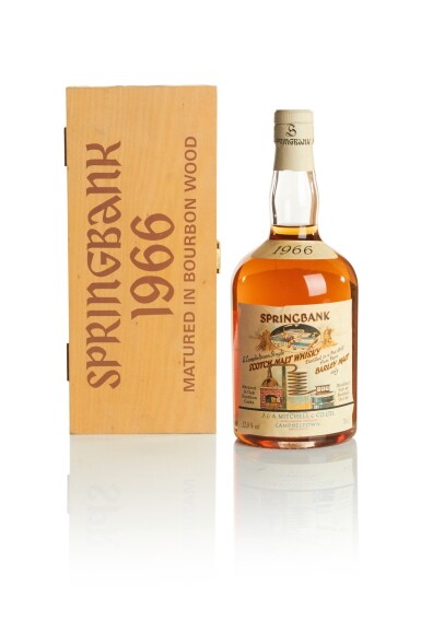 View full screen - View 1 of Lot 389. SPRINGBANK LOCAL BARLEY SERIES 30 YEAR OLD 52.0 ABV 1966 .