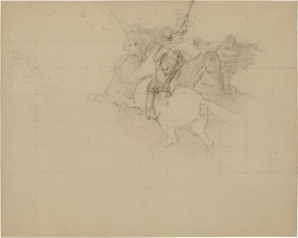 全螢幕檢視 - 查看449Compositional Study of a Charging Algerian Horseman的1