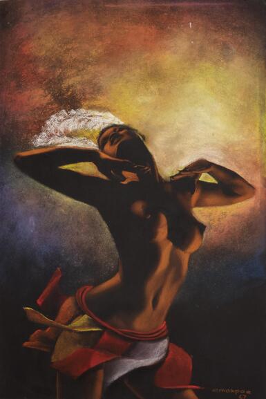 View full screen - View 1 of Lot 27. ERHABOR EMOKPAE | BURLESQUE DANCER, UVBI SERIES.