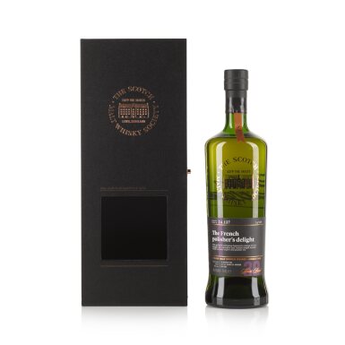 View full screen - View 1 of Lot 27. Macallan SMWS 24.137 "The French Polisher's Delight" 30 Year Old 41.1 abv 1988 (1 BT 70cl).