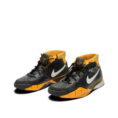 View full screen - View 1 of Lot 31. Kobe Bryant Los Angeles Lakers 2005-2006 Game Worn & Signed Sneakers | 51 Point Performance.