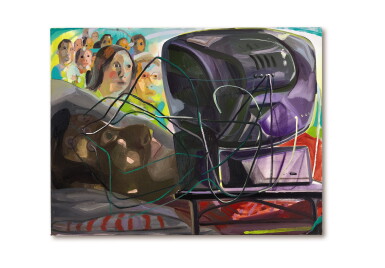 View full screen - View 1 of Lot 523. Dana Schutz 戴娜・舒茨 | First Telepathic Email 第一封心靈感應電子郵件.