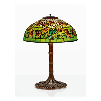 View full screen - View 1 of Lot 9. TIFFANY STUDIOS | “BLACK-EYED SUSAN” TABLE LAMP.