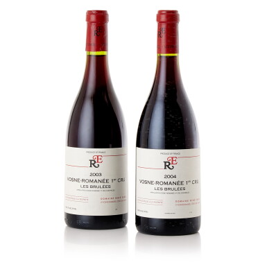 View full screen - View 1 of Lot 5315. Vosne Romanée, Les Brûlées 2003 René Engel (4 BT).