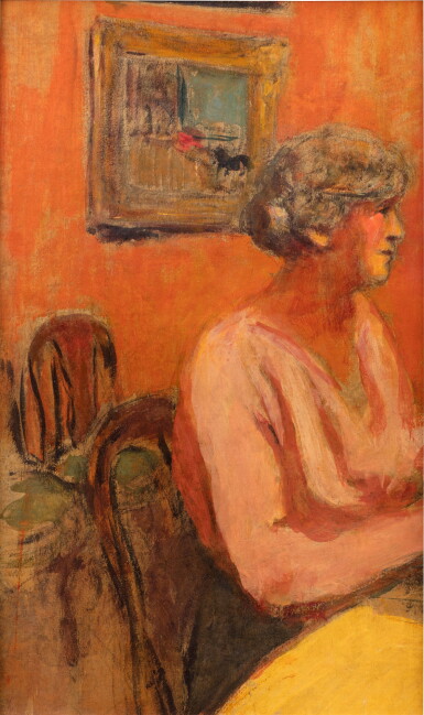 View full screen - View 1 of Lot 50. Lucie Hessel dans la salle à manger rue de Naples.