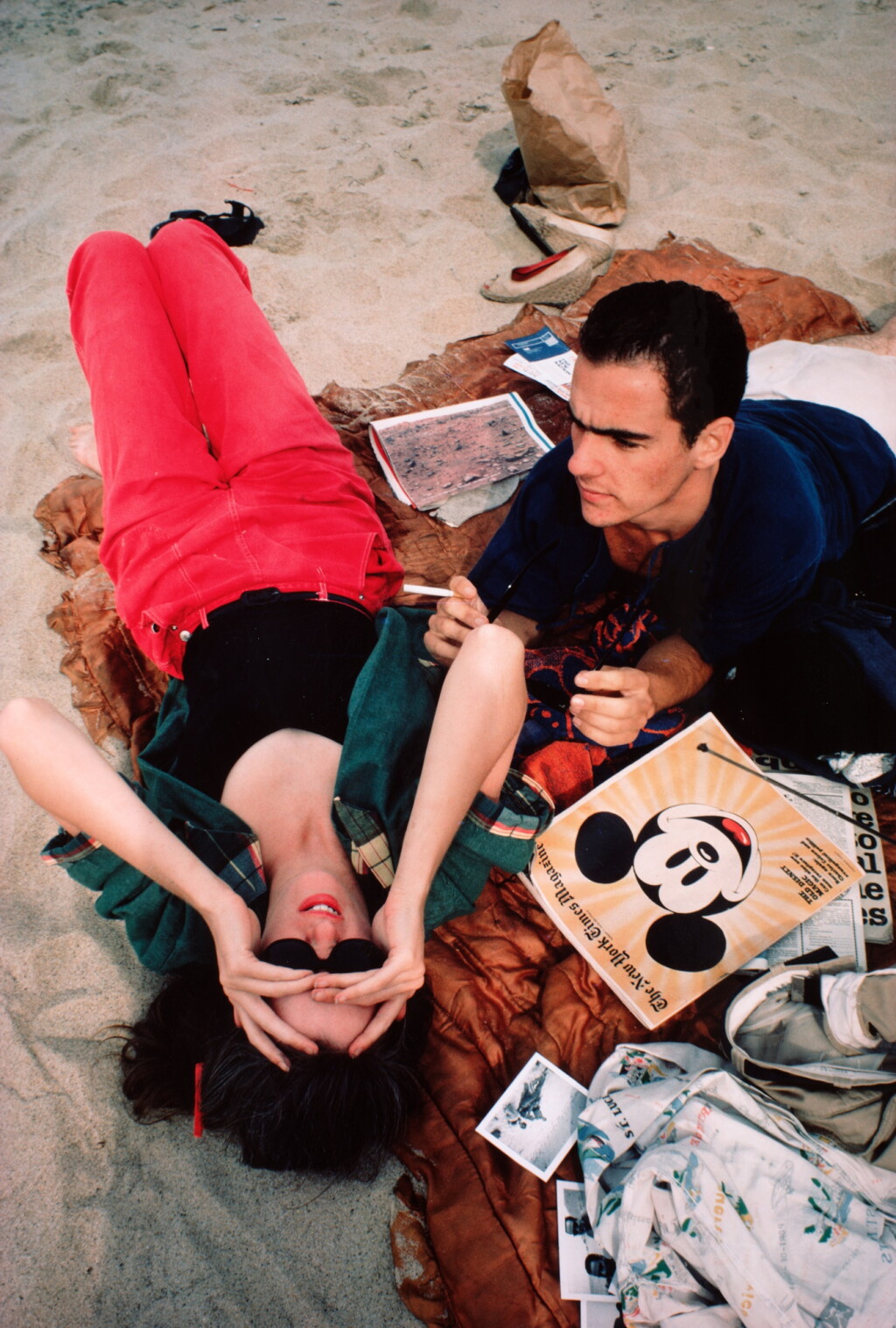 Voir en plein écran - Voir 1 du lot 48. 'C.Z. and Max on the beach, Truro, Ma.'.