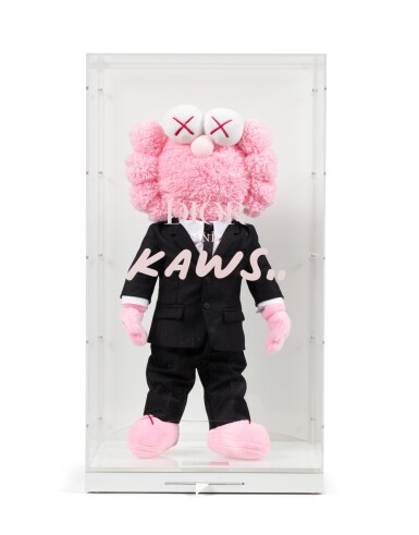 View full screen - View 1 of Lot 549. KAWS | DIOR X KAWS BFF PINK DOLL.