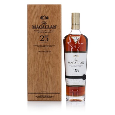 View full screen - View 1 of Lot 36. The Macallan 25 Year Old Sherry Oak 43.0 abv NV (1 Bottle 70cl).