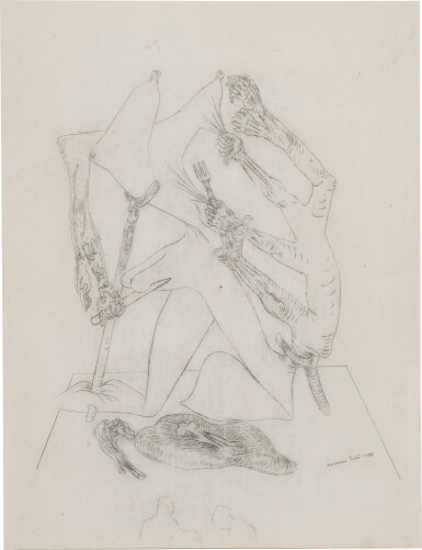 View full screen - View 1 of Lot 23. Les Chants de Maldoror: one plate (see Field 34-2).