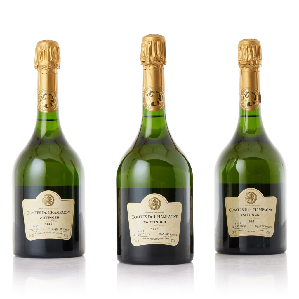 View full screen - View 1 of Lot 8464. Taittinger, Comtes de Champagne, Blanc de Blancs 1995 (12 BT).