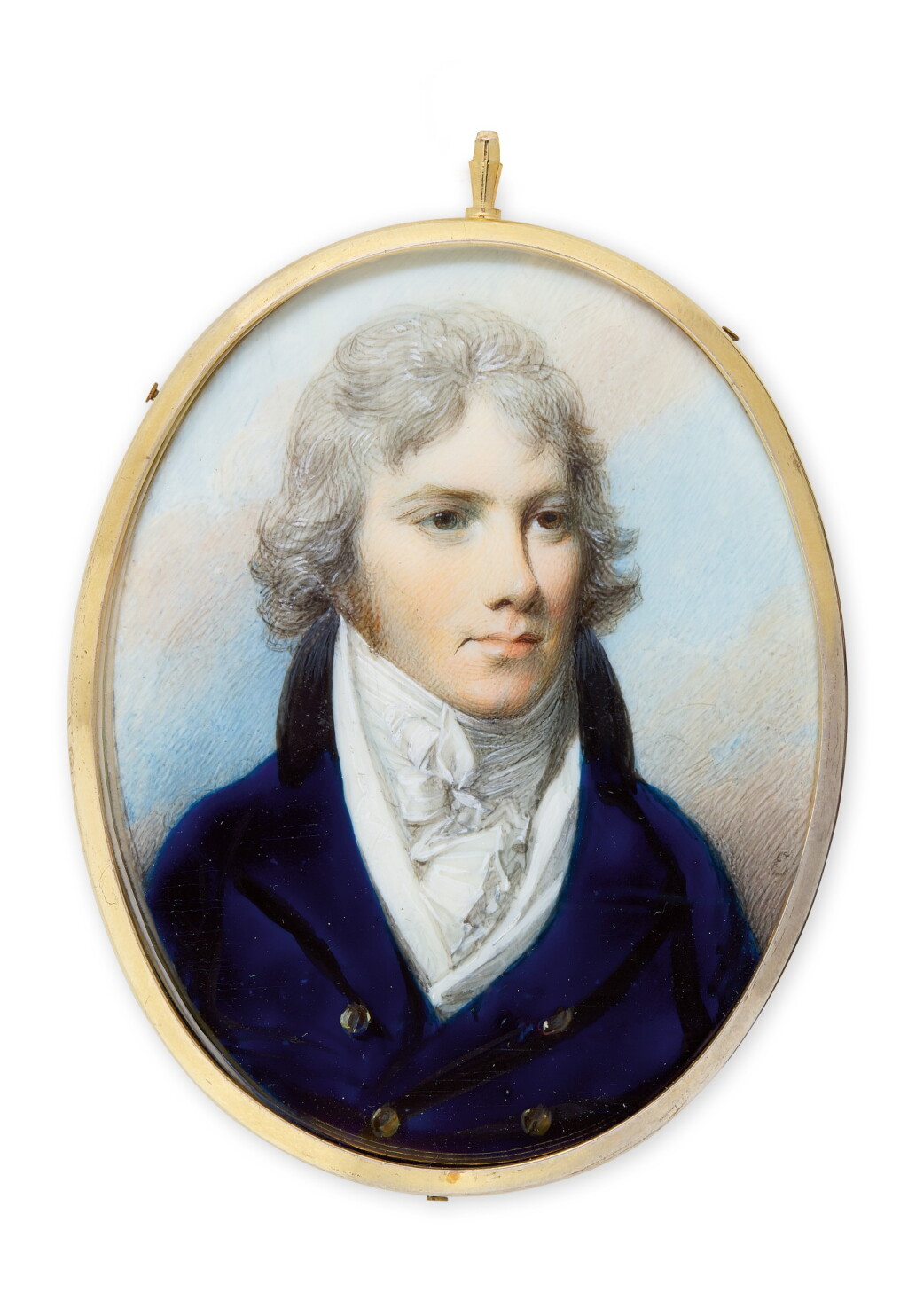 View full screen - View 1 of Lot 173. GEORGE ENGLEHEART | Portrait of a gentleman, circa 1805.