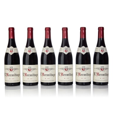 View full screen - View 1 of Lot 339. Hermitage Rouge 2009 Jean-Louis Chave (6 BT).