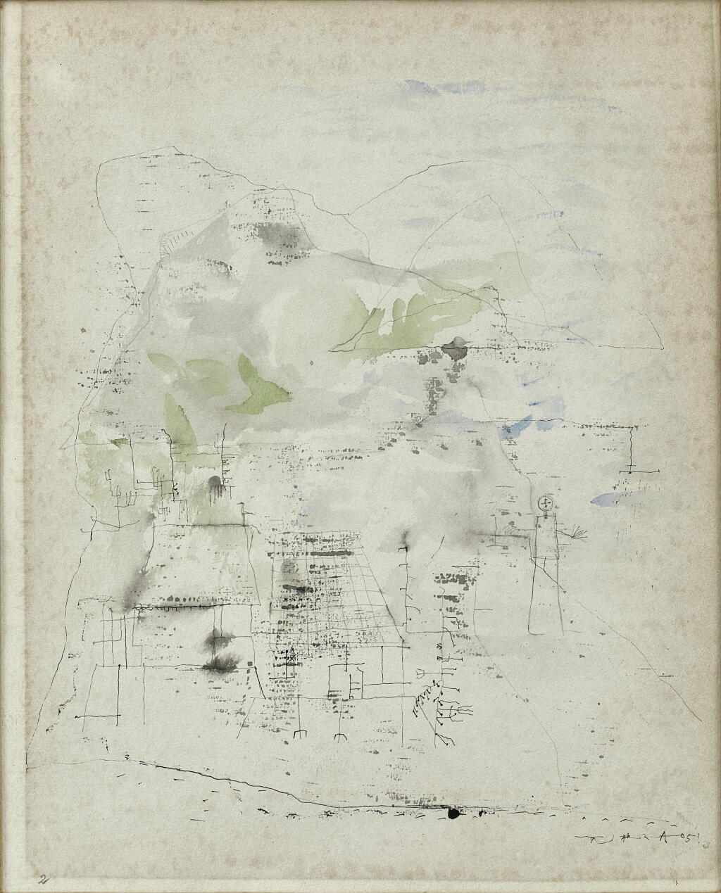View full screen - View 1 of Lot 205. Zao Wou-Ki 趙無極 | Untitled 無題.