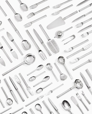View full screen - View 1 of Lot 52. Cannes flatware.