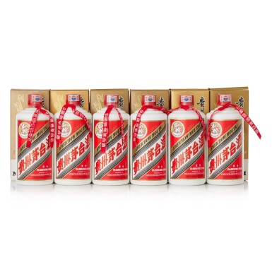 View full screen - View 1 of Lot 3722. 2001年產 "飛天牌"貴州茅台酒 Kweichow Flying Fairy Moutai 2001 (6 BT50).